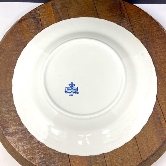 SHEFFIELD White Bone China 1968 USA Calendar Decorative Plate 10-1/4” Vintage - Picture 2 of 3